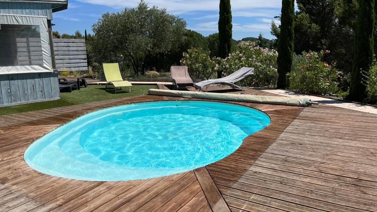 Chambre Tropicale Au Domaine De L'Aven Villeneuve-Minervois Dış mekan fotoğraf